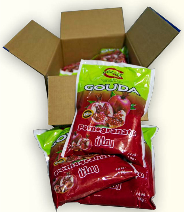 GOUDA brand IQF frozen pomegranate pouches